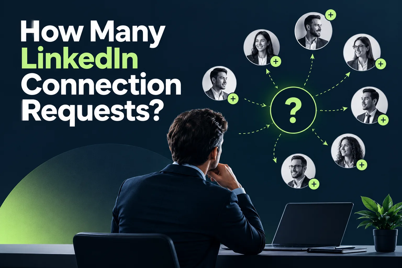 How Many LinkedIn Connection Requests Should You Send? featured illustration