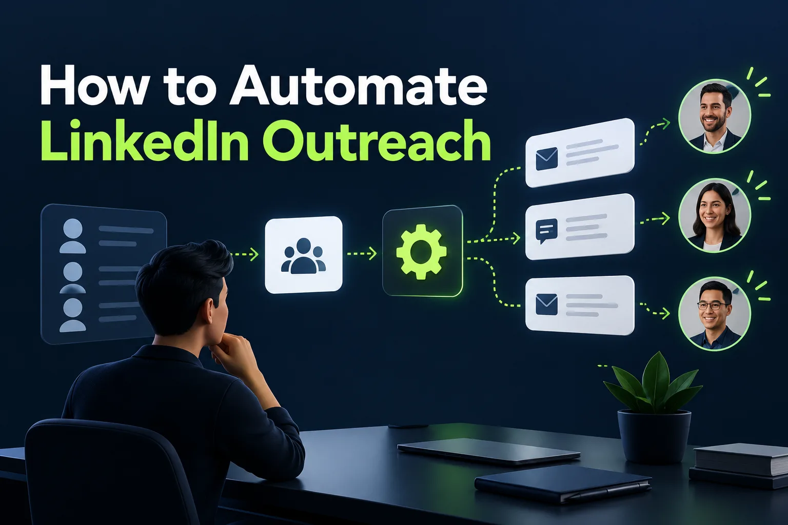 How to Automate LinkedIn Outreach: Complete 2026 Guide featured illustration