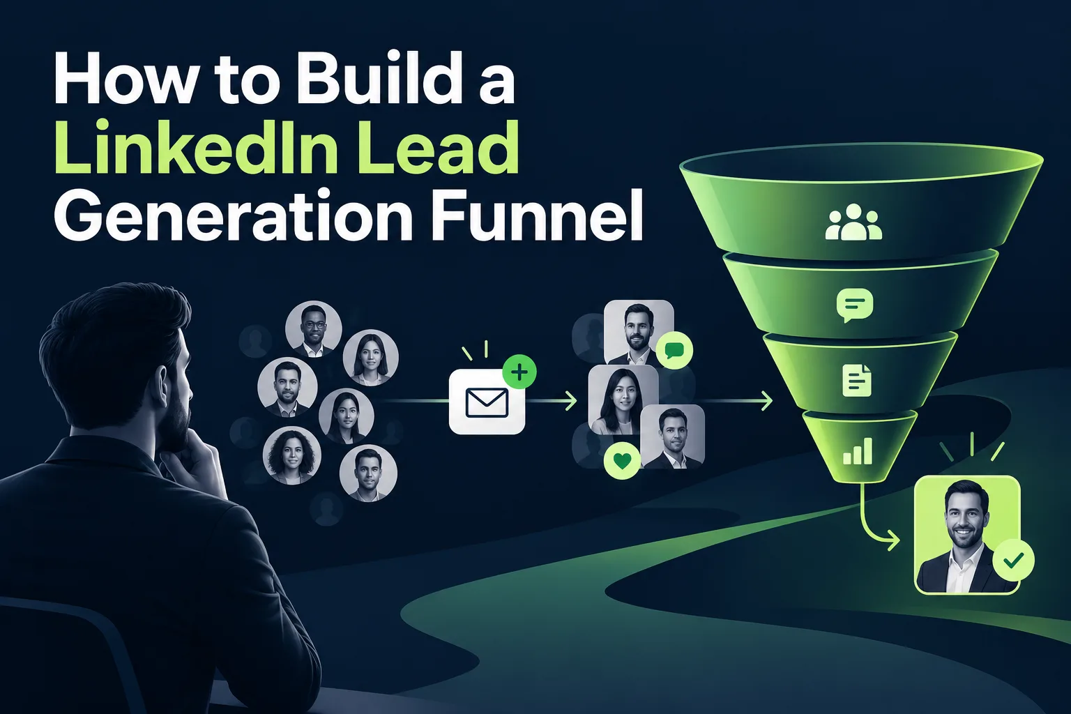 How to Build a LinkedIn Lead Generation Funnel featured illustration