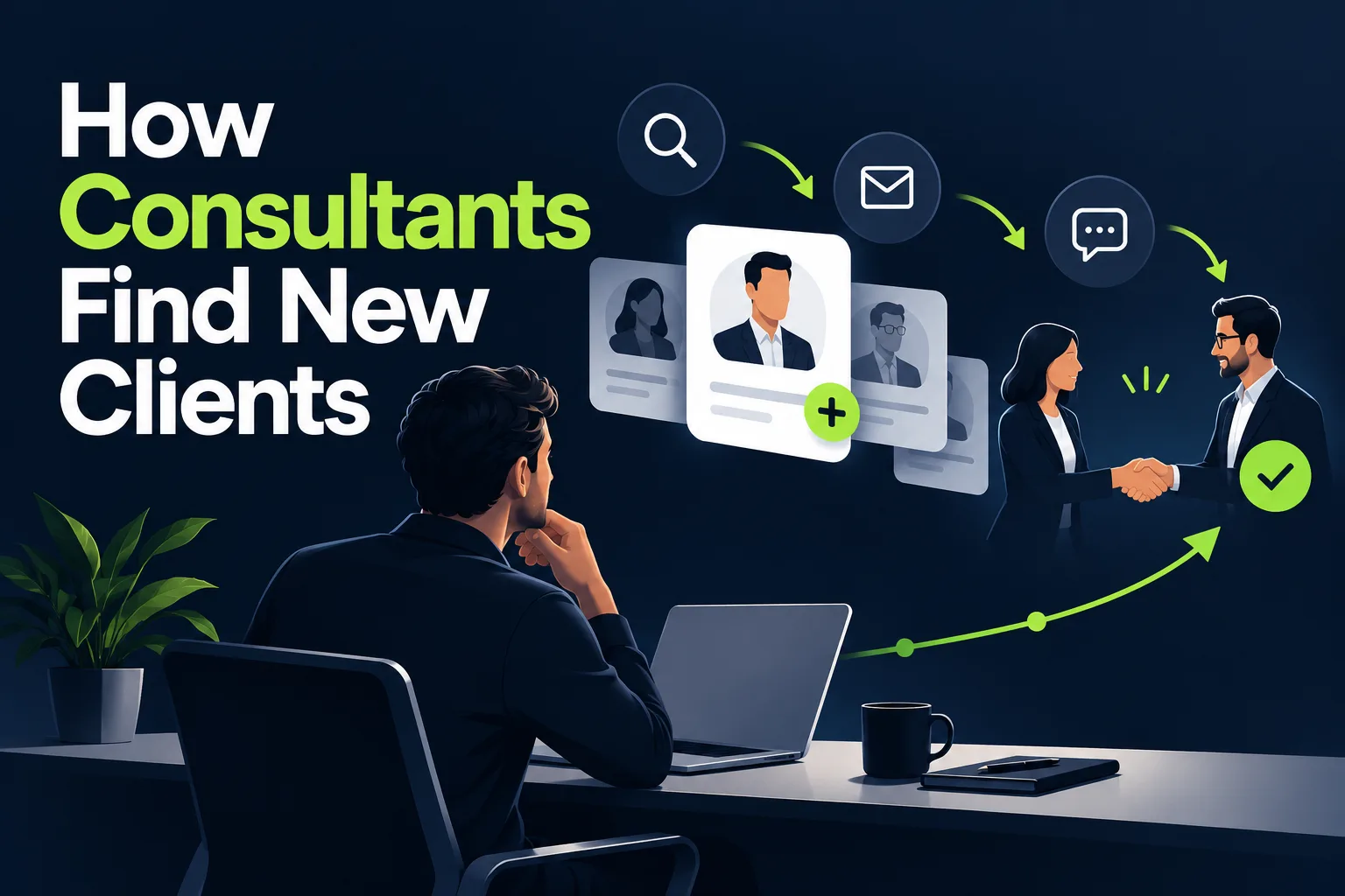 How Consultants Can Use LinkedIn to Find New Clients featured illustration